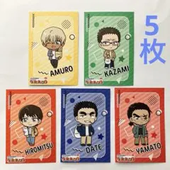 名探偵コナンランド 特典ポストカード 5枚セット 安室 風見 諸伏 伊達 大和