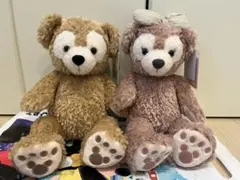 【新品未使用】ダッフィー & シェリーメイ ぬいぐるみセット