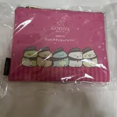 すみっコぐらし　GODIVAコラボ　ポーチ