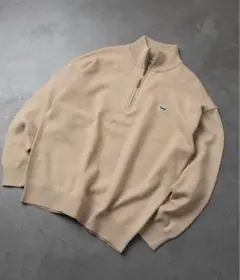 FREAK'S STORE The FOX 7G ハーフジップPOニットベージュ