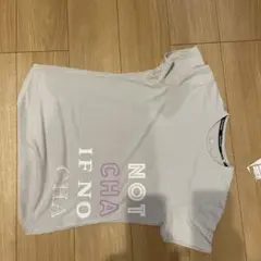 ライトグレー Tシャツ NOT CHA