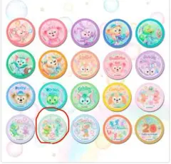 ダッフィー&フレンズ クッキーアン ジェラトーニ　ワッペン カラフルハピネス