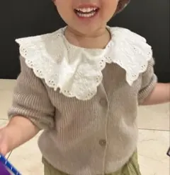 zarakids ベージュ　カーディガン98