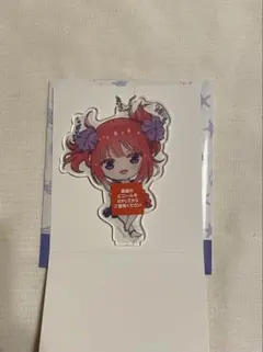 中野二乃　五等分の花嫁　BIG クリアキーホルダー