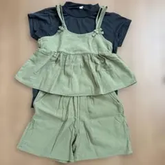 3点セット キャミソール Tシャツ ショートパンツ 130cm 未使用品のサムネイル