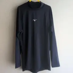 Mizuno 長袖 アンダーシャツ ネイビー 150