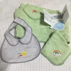 【新品未使用】ホットマン　1秒タオル　衿付スタイ　バスタオル　ミニタオル　ギフト