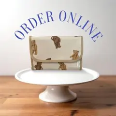 ジェラートピケ　母子手帳ケース