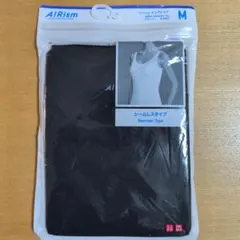 ユニクロ　AIRism シームレス タンクトップ M ブラック