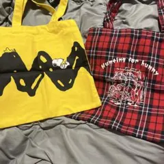 スヌーピー ディズニー　トートバッグ　など　6点セット