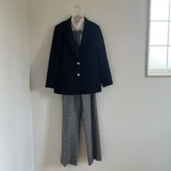 Catherine Cottage グレーフォーマルスーツ チェック柄 165