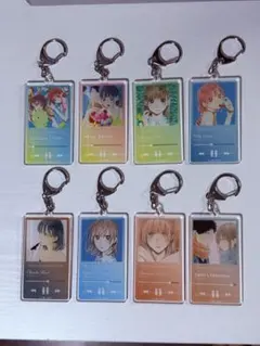 アオのハコ展　アクリルキーホルダーコレクション(全8種)コンプリートセットのサムネイル