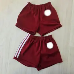 体操服ズボン 120 赤 2枚