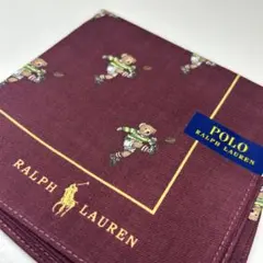 【新品】Polo Ralph Lauren ポロベア　ハンカチ　ラグビー