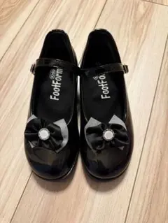 FootForm ブラック フォーマルシューズ　19cm