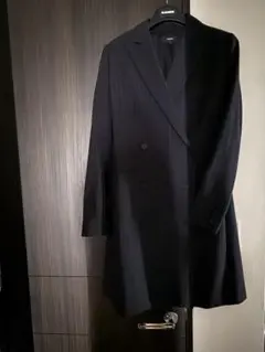 THEORYストライプ ダブルブレスト テーラードジャケット ワンピースブラック