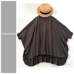 K*6様 mizuiroind クルーネックワイドチュニック プルオーバーのサムネイル