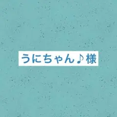 うにちゃん♪様専用