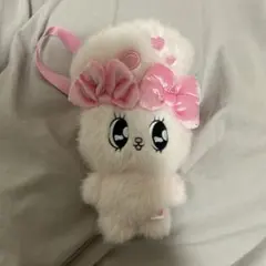 エスターバニー　ポーチぬいぐるみ　ピンク