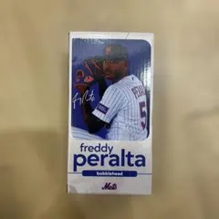 Freddy Peralta NY Mets ボブルヘッド フィギュア　MLBのサムネイル