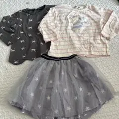 90女の子ロンTセット
