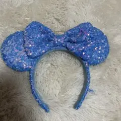 ミッキー型スパンコールカチューシャ