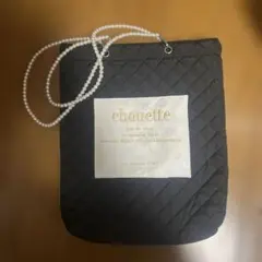chouette ブラック トートバッグ