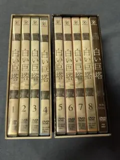 白い巨塔 DVD ボックスセット 全8巻　第一部　第二部 唐沢寿明 × 江口洋介 白い巨塔 第一部 + 第二部 DVD−BOX セット : 脳