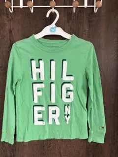 TOMMY HILFIGER グリーン 長袖Ｔシャツ　110cmから120cm