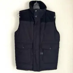 美品　G-STAR ROW ジースターロウ 中綿ベスト ブラック メンズ M