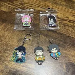 鬼滅の刃 キーホルダー ストラップ 5個セット