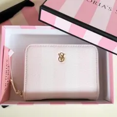 残りわずか新品未使用Victoria's Secret ピンクウォレットNo.8