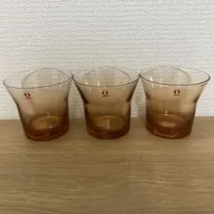 フィンランド【iittala】アルヴァ・アアルト グラス（リオブラウン