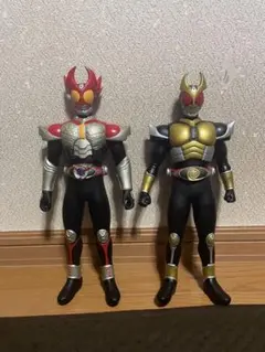 昭和レトロ 光戦隊マスクマン 地底王子イガム 地底忍フーミン ソフビ