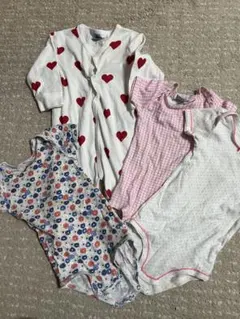 プチバトー 12m ロンパース 肌着　セット