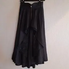 axes femme ブラック フレアスカート