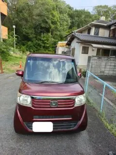 ホンダ N-BOX 660 G Lパッケージ （ワインレッド)長い車検ほぼ2年