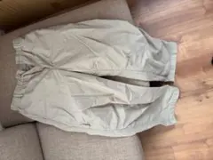 ベージュ ウエストゴム パンツ M gu