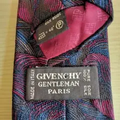 GIVENCHY ネクタイ 総柄 パープル系