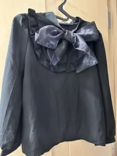 しまむら　眞白ありす　ブラウス 黒