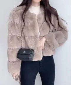 ショートジャケット ファーコート