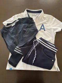 adidas ポロシャツとパンツセット Lサイズ