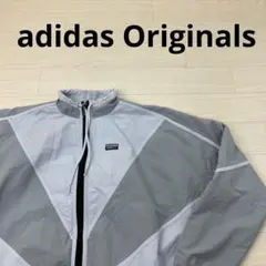adidas Originals Vライン ウーブントラックジャケット 水色