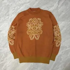 90s vintage デザインニット レトロ カジュアル ユニセックス