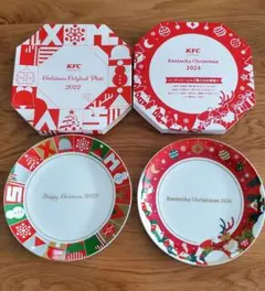 【新品未使用・値下げ】中村かりん　陶器　大皿　プレート　クリスマス 新品未使用・値下げ】中村かりん 陶器 大皿 プレート クリスマス 新品