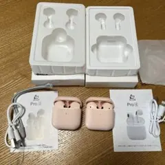 ワイヤレスイヤホン Pro4 2個セットのサムネイル