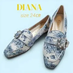 DIANA ダイアナ 絵画シリーズ ゴッホ ローファー ビジュー 24のサムネイル