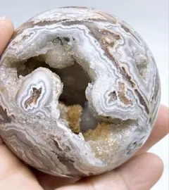 【天然石】笑口 メキシカン レースアゲート 60ミリ大玉