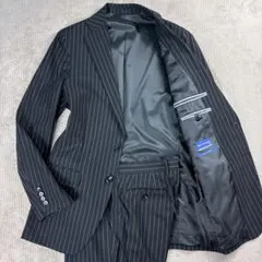 【近年モデル】Mr.JUNKO セットアップ ウォッシャブル ストライプ　XL