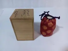 新品　未使用　茶道具　茶入れ　仕覆　袋入り　共箱　木箱